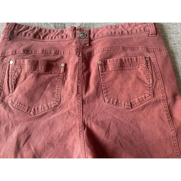 KUHL Women's Brooke Skinny Pants Stretch Maroon Size 12 Regular - Picture 5 of 8